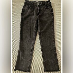 PacSun Women's High-Rise Black Straight Jeans